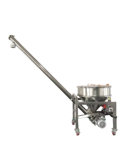 牡丹江螺旋上料機-螺旋提升機定制-化工食品行業高效輸送解決方案-節能省人工